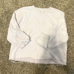 Womens Cropped Crew Neck